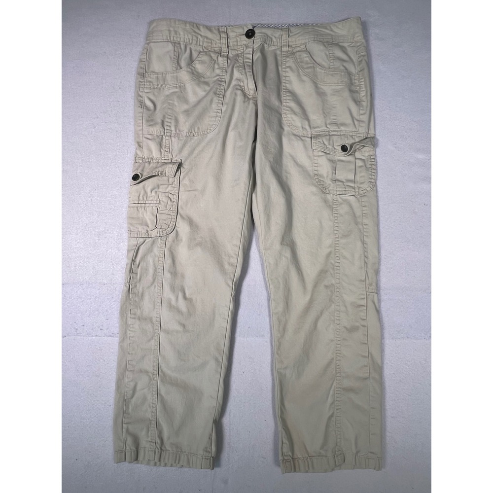 Tommy Hilfiger Cargo Pants Womens 12 Khaki Tan Excellent